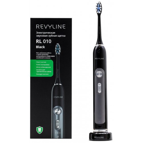 Электрическая зубная щетка Revyline RL010 (черный) 2