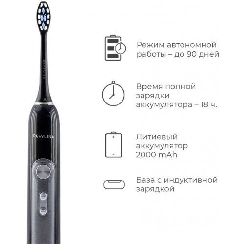 Электрическая зубная щетка Revyline RL010 (черный) 9
