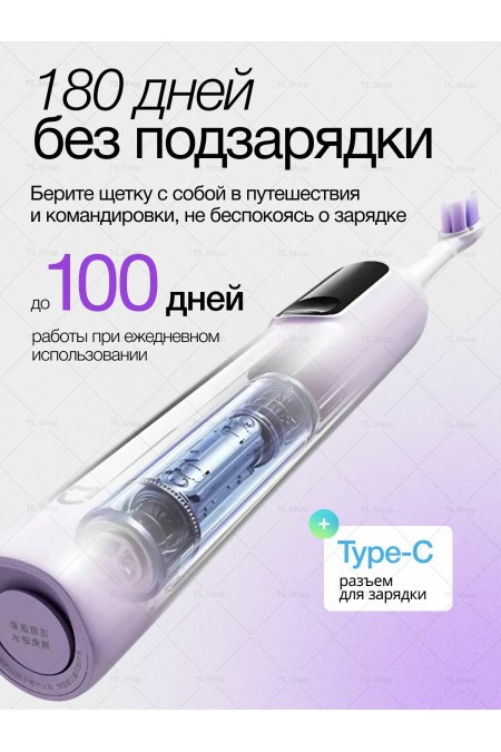 Электрическая зубная щетка Xiaomi Mijia Sonic Electric Toothbrush Pro (MES610) (белый) 1