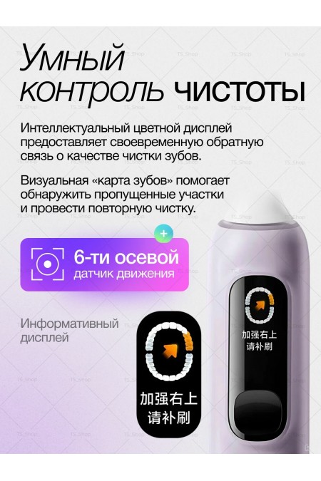 Электрическая зубная щетка Xiaomi Mijia Sonic Electric Toothbrush Pro (MES610) (белый) 3