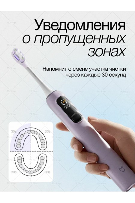 Электрическая зубная щетка Xiaomi Mijia Sonic Electric Toothbrush Pro (MES610) (белый) 7