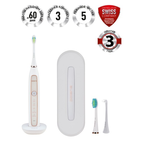 Электрическая зубная щетка Xiaomi Oscillation Electric Toothbrush WHITE GL (BHR9814GL) (белый) 7