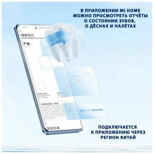 Электрическая зубная щетка Xiaomi Smart Electric Toothbrush T501 (BHR7791GL) (белый) 7