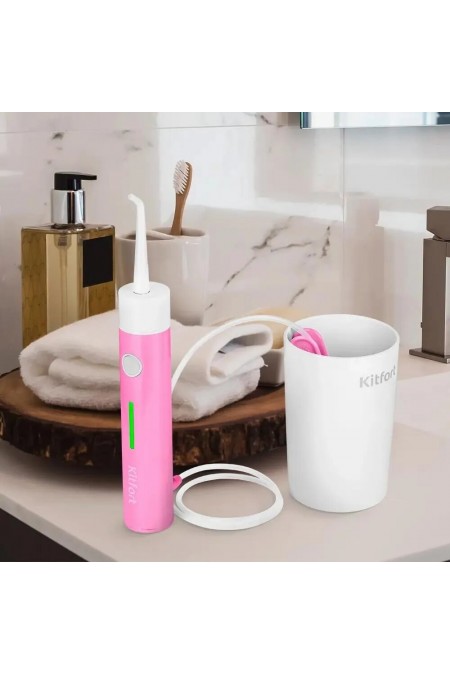 Ирригатор Kitfort КТ-2957-1 (белый/розовый) 1