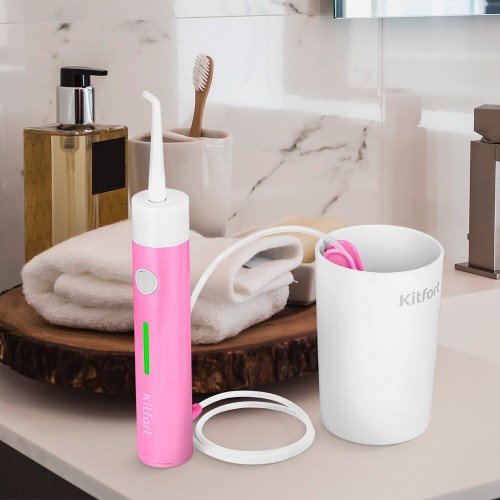 Ирригатор Kitfort КТ-2957-1 (белый/розовый) 1