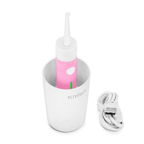 Ирригатор Kitfort КТ-2957-1 (белый/розовый) 6