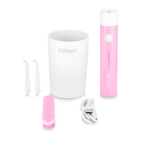 Ирригатор Kitfort КТ-2957-1 (белый/розовый) 7