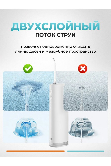 Ирригатор Xiaomi Mijia Electric Tooth F300/MEO703 (белый) 6