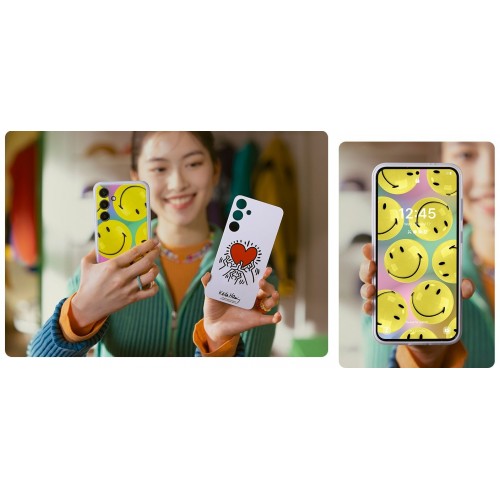 Чехол Samsung для Samsung Galaxy S24 Flipsuit Case S24 (EF-MS921CYEGRU) (желтый/прозрачный) 1