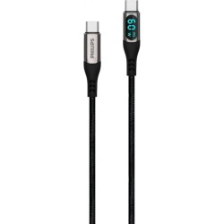Кабель Philips DLC9060 USB Type-C (m)-USB Type-C (m) 1.2 м (черный)