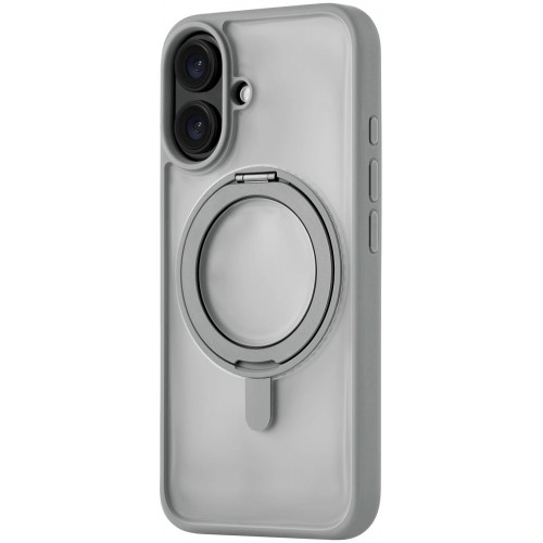 Чехол uBear для Apple iPhone 16 Clip 360 with MagSafe (CS438GR61RG-I24M) (серый) 6