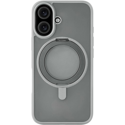 Чехол uBear для Apple iPhone 16 Clip 360 with MagSafe (CS438GR61RG-I24M) (серый) 7
