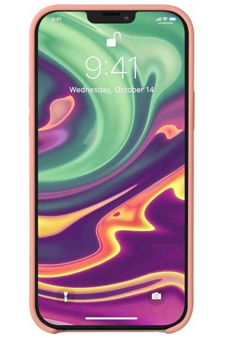 Чехол DEPPA для Apple iPhone 12/12 Pro Liquid Silicone (87712) (розовый) 2