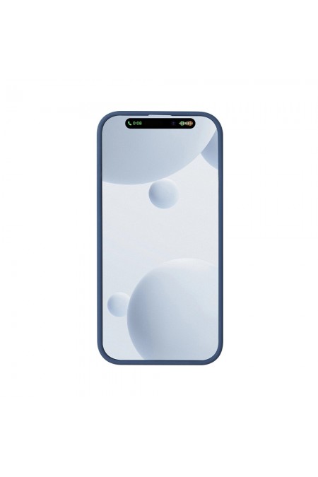 Чехол DEPPA для Apple iPhone 15 Pro Liquid Silicone (синий) 3