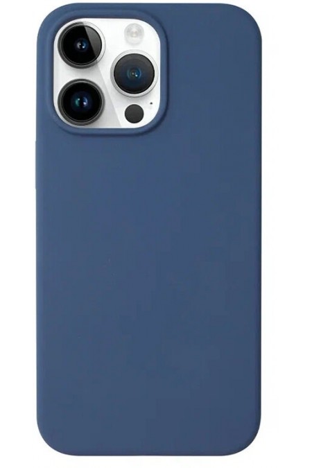 Чехол DEPPA для Apple iPhone 15 Pro Liquid Silicone (синий) 5