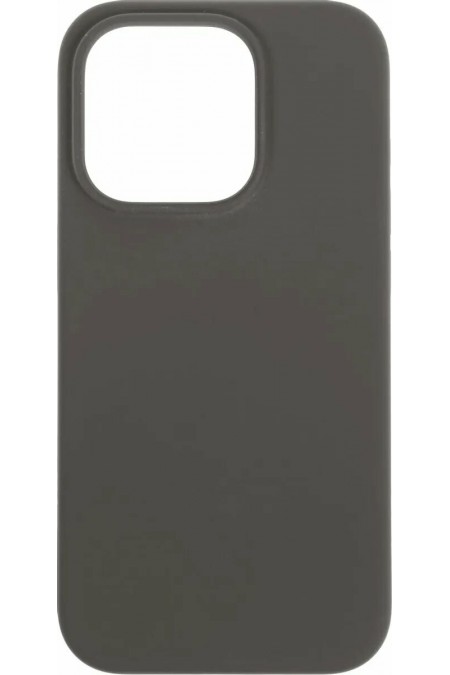 Чехол DEPPA для Apple iPhone 15 Pro Liquid Silicone with MagSafe (серый) 