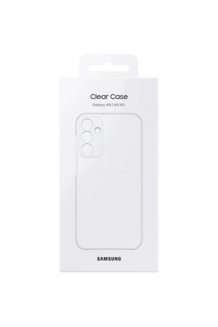 Чехол Samsung для Samsung Galaxy A15 Clear Case A15 (EF-QA156CTEGRU) (прозрачный) 6