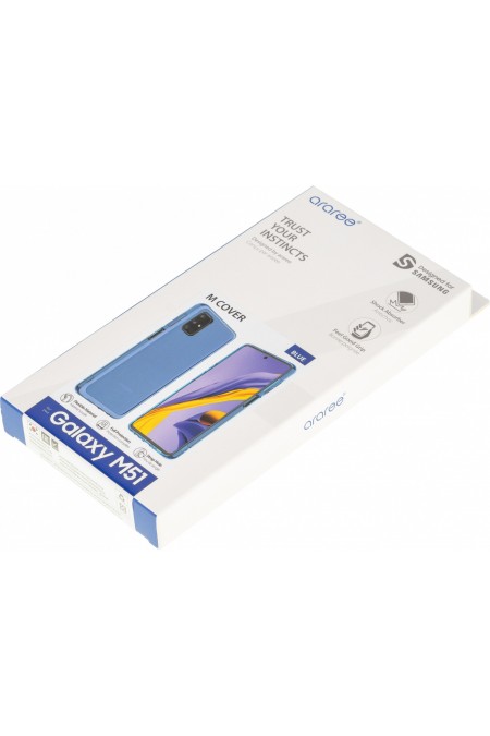 Чехол Samsung для Samsung Galaxy M51 araree M cover (GP-FPM515KDALR) (синий) 6