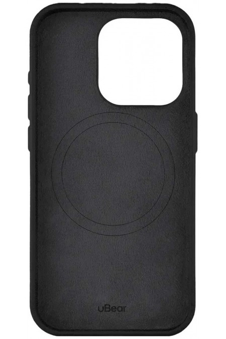 Чехол uBear для Apple iPhone 15 Pro Max Capital Case with MagSafe (CS307BL67PCP-I23M) (черный) 