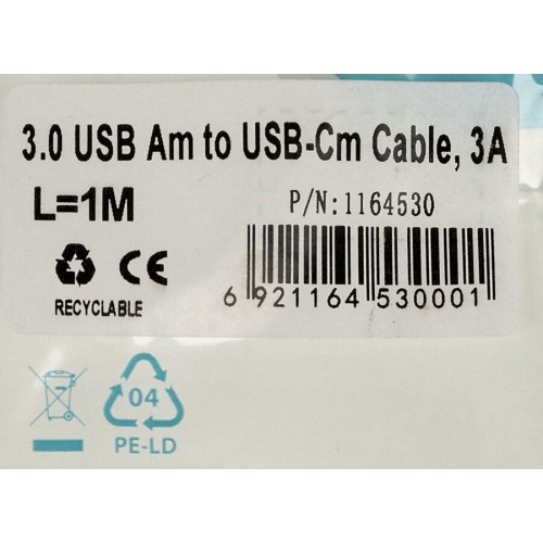 Кабель Buro BHP RET TYPEC1 BL USB (m)-USB Type-C (m) 1 м (черный) 8