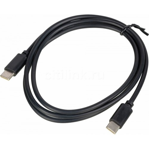 Кабель Buro PD15W USB Type-C (m)-USB Type-C (m) 1 м (черный) 6