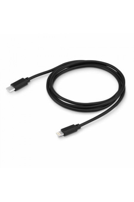 Кабель Buro PD18W USB Type-C (m)-Lightning (m) 1 м (черный) 