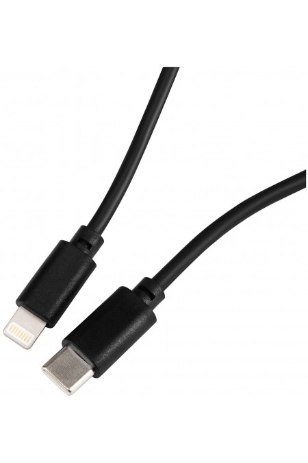 Кабель Buro PD18W USB Type-C (m)-Lightning (m) 1 м (черный) 2