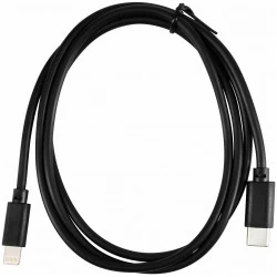 Кабель Buro PD18W USB Type-C (m)-Lightning (m) 1 м (черный)