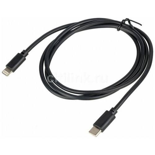 Кабель Buro PD18W USB Type-C (m)-Lightning (m) 1 м (черный) 5
