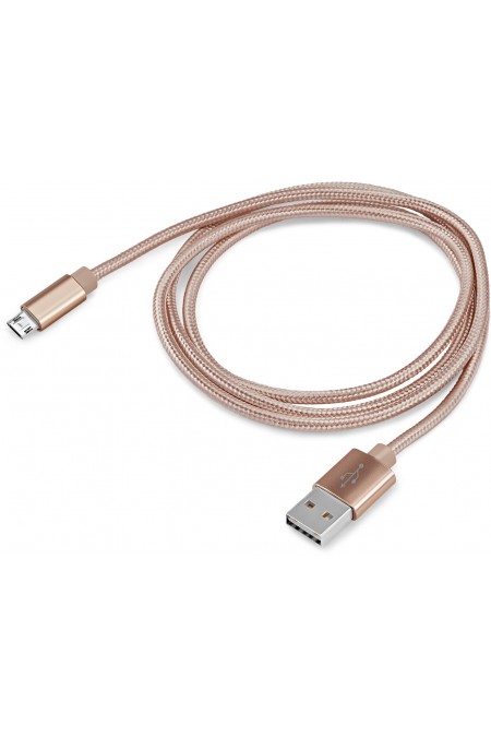 Кабель Buro Reversible Braided BHP RET MICUSB-BR USB A(m) micro USB B (m) 1 м (золотой) 4