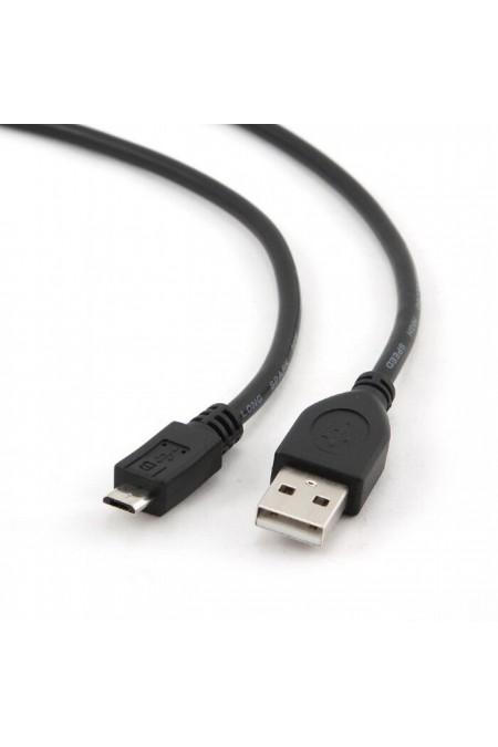 Кабель Cablexpert CC-P-mUSB02Bk-1.8M USB2.0 Am-microB 1.8 м (черный) 