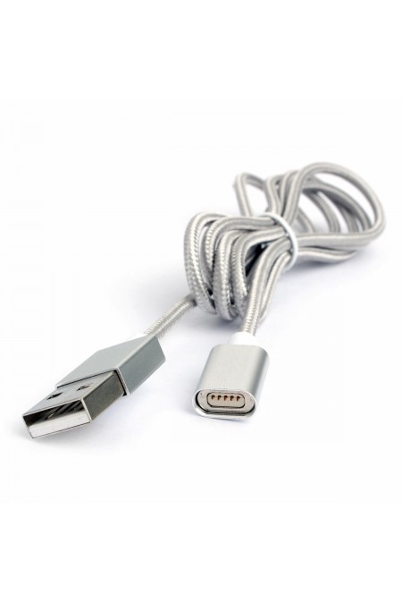 Кабель Cablexpert CC-USB2-AMMg-1M для адаптеров TypeC - microBM 5P - iPhone lightning 1 м (серый) 