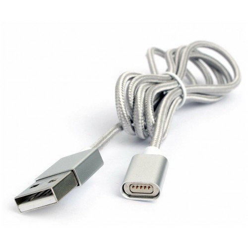 Кабель Cablexpert CC-USB2-AMMg-1M для адаптеров TypeC - microBM 5P - iPhone lightning 1 м (серый) 