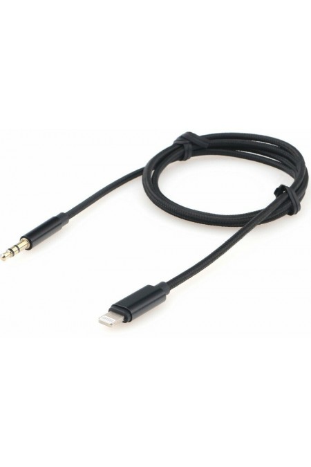 Кабель Cablexpert CCAB-AP35M-1M-B USB Lightning/Jack3.5 1 м (черный) 