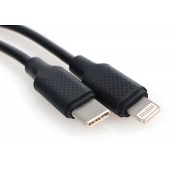 Кабель Cablexpert CCP-USB-CMLM2-1M USB3.1 Type-C/Lightning 1 м (черный)