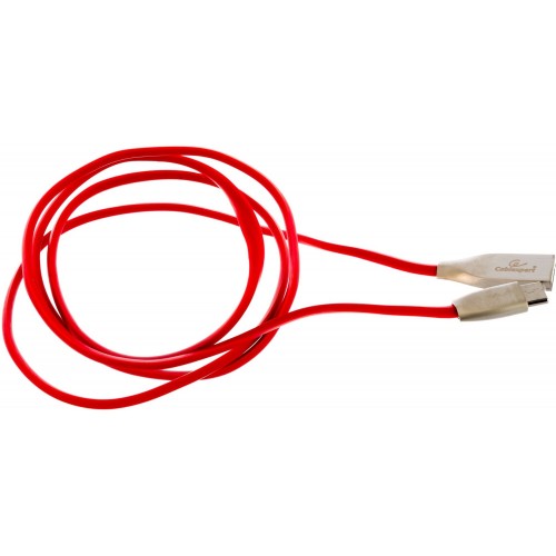 Кабель Cablexpert CC-G-USBC01R-1.8M USB 2.0 AM/Type-C 1 м (красный) 2