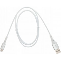 Кабель cactus CS-LG.USB.A-1 USB (m)-Lightning (m) 1 м (белый)