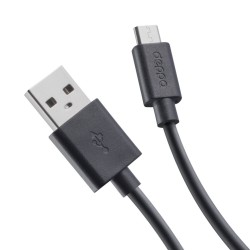 Кабель Deppa 72103 USB-MicroUSB 1.2 м (черный)