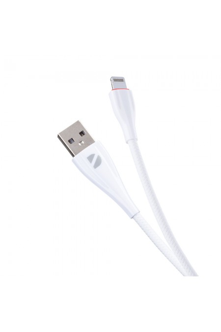 Кабель DEPPA Ceramic 72291 USB (m)-Lightning (m) 1 м (белый) 1