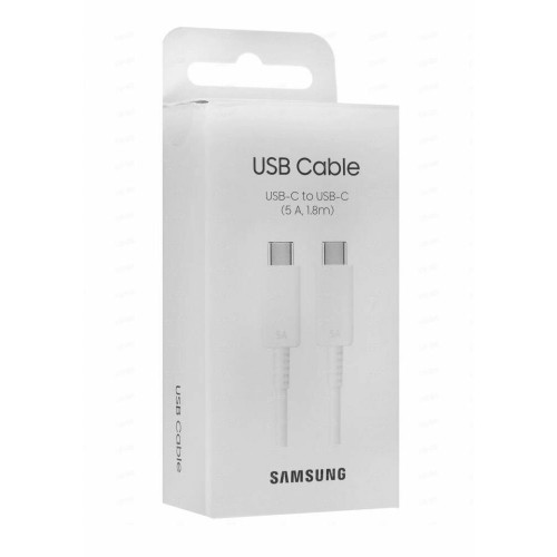 Кабель Samsung EP-DX510JWEGEU Type C-Type C 1.8 м (белый) 7