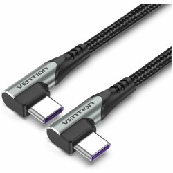 Кабель Vention PD100W Type C - Type C 1 м (серый)