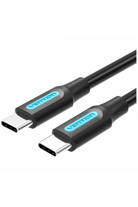 Кабель Vention PD60W Type C - Type C 2 м (черный) 