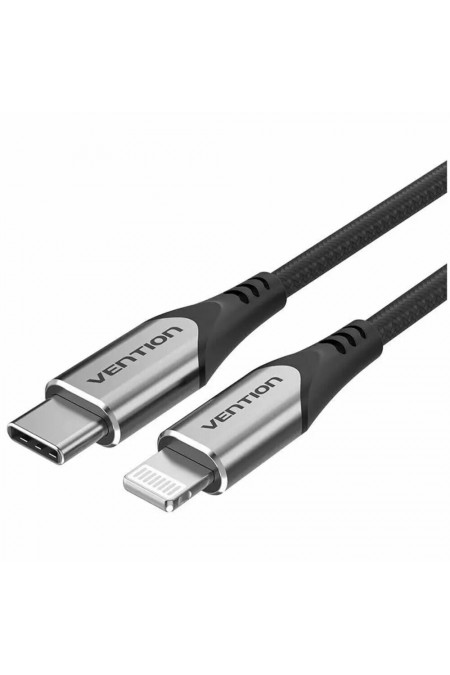 Кабель Vention TACHF для Apple Lightning 1 м (серебристый) 
