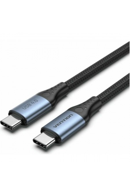 Кабель Vention TAVHF USB4.0 Cm-Cm 1 м (черный) 
