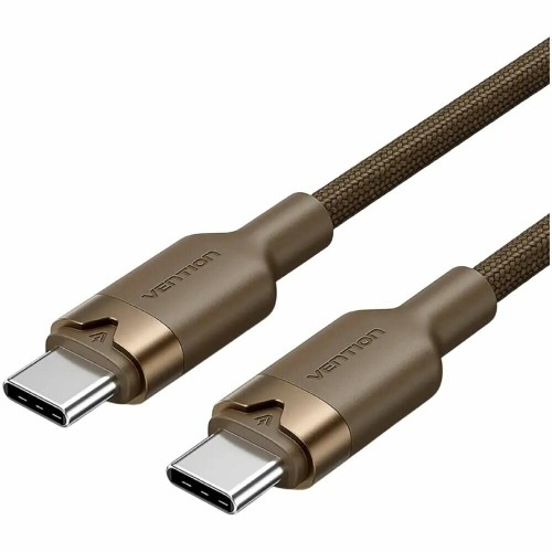 Кабель Vention TRDJF 3A PD60W Type C - Type C 1 м (бронзовый) 