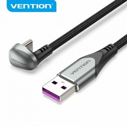 Кабель Vention COHHF USB-A 2.0 - Type C 1 м (черный)
