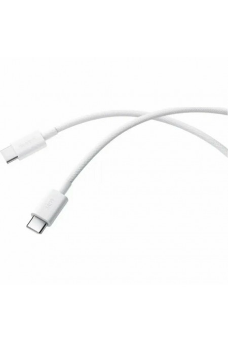 Кабель Xiaomi 3A Braided USB-C to USB-C Cable 1 м (BHR0878GL) (белый) 