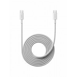 Кабель Xiaomi 6A High-speed USB4 Braided USB-C to USB-C Cable 1 м (BHR087BGL) (белый)