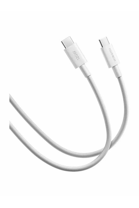 Кабель Xiaomi 6A High-speed USB4 Braided USB-C to USB-C Cable 1 м (BHR087BGL) (белый) 1