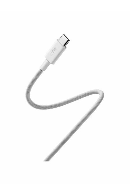 Кабель Xiaomi 6A High-speed USB4 Braided USB-C to USB-C Cable 1 м (BHR087BGL) (белый) 3